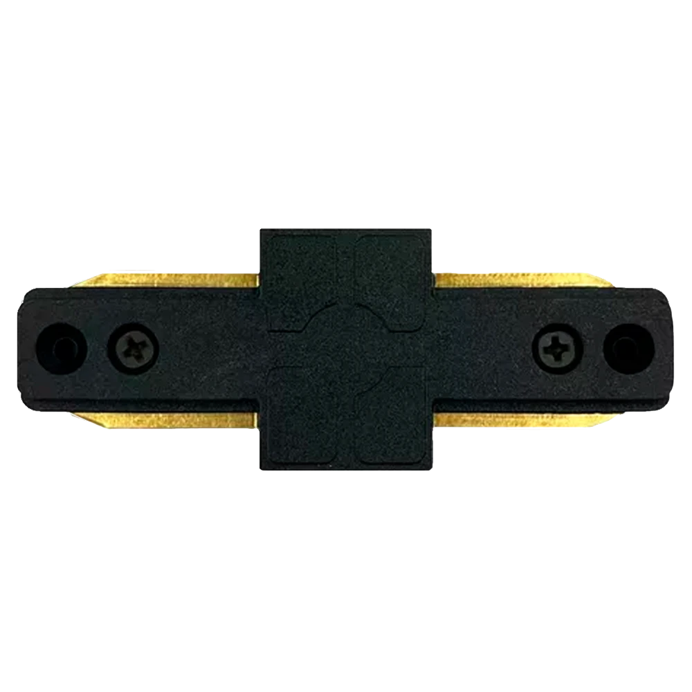 CONECTOR P/ RIEL NEGRO RECTO