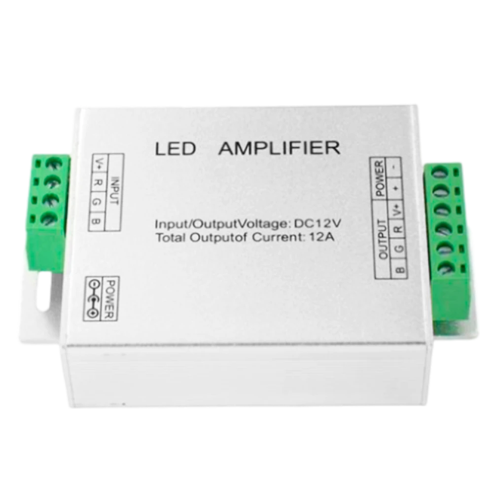 AMPLIFICADOR RGB P/CINTA LED 12V